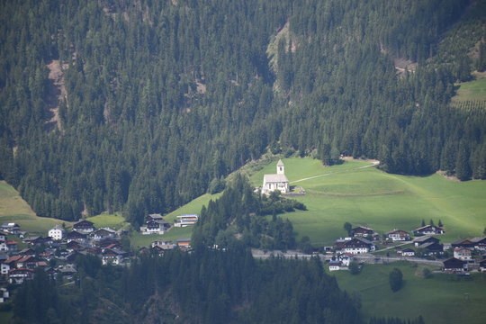 Osttirol, Pustertal, Kartitsch, Lienzer Dolomiten, Oberberg, Bergdorf, Hochtal, Sankt Oswald, Strassen, Abfaltersbach, Villgrater Berge