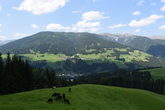 Osttirol, Pustertal, Kartitsch, Lienzer Dolomiten, Oberberg, Bergdorf, Hochtal, Sankt Oswald, Strassen, Abfaltersbach, Villgrater Berge