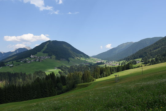 Osttirol, Pustertal, Tiroler Gailtal, Gailtal, Kartitsch, Sankt Oswald, Lienzer Dolomiten, Oberberg, Eggenkofel, Berg, Tal