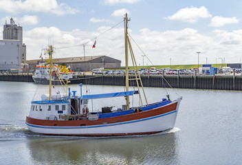 Harbour scenery in Buesum