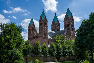 Fototapeta na wymiar Bad Homburg church of the Redeemer