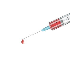 Blood syringe