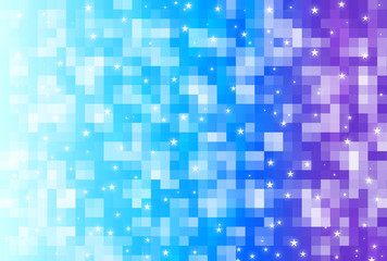 Abstract starry mosaic background