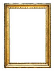 Golden frame for paintings, mirrors or photos