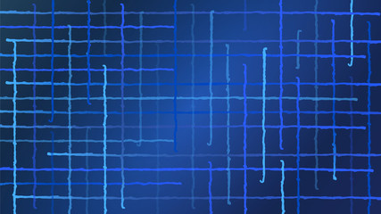 blue rough grid