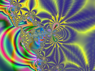 Fototapeta na wymiar Abstract fractal background