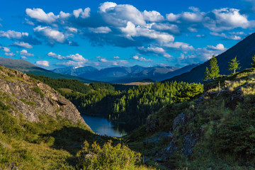 Obraz premium Wilde Landschaft im Altai Gebirge Mongolei