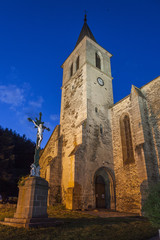 Fototapeta na wymiar Eglise de Chaudes Aigues