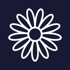 Vector illustration flower icon