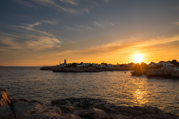 Beautiful sunset in Menorca