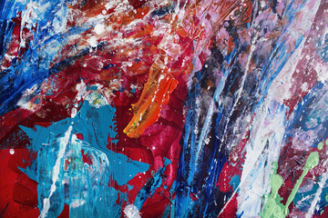 Detail of the Painting as a Background © simonidadj