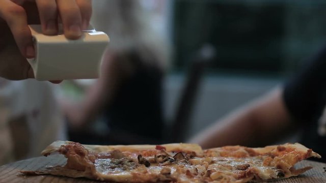 The guy additionally solutes a dish in a cafe