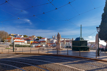 Lisbon. Aerial view of the city.