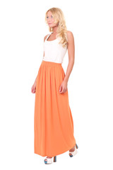 Young fashionable girl posing.