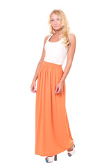 Young fashionable girl posing.