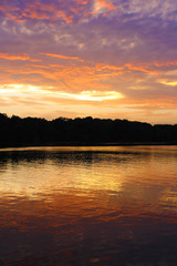 Sunset on the River