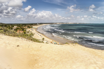 Beach in Natal with the dune