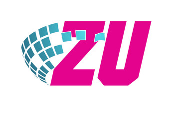 ZU Initial Logo for your startup venture