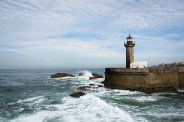 Fototapeta na wymiar Porto Pí Lighthouse