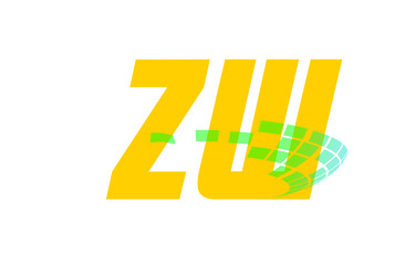 ZW Initial Logo for your startup venture