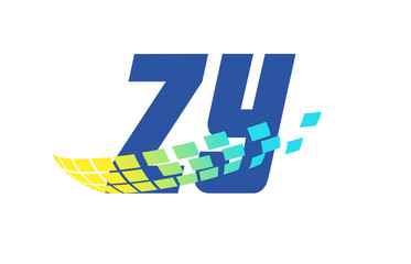 ZY Initial Logo for your startup venture