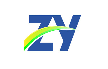 ZY Initial Logo for your startup venture