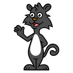 Cartoon Cat Character
