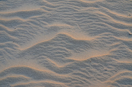 The sand on the Zambezi river. Zimbabwe.