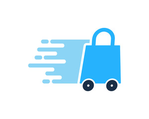 Delivery Shop Icon Logo Design Element