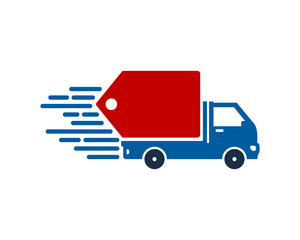 Label Delivery Icon Logo Design Element