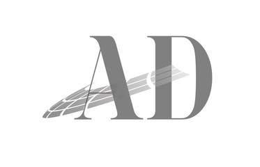 AD Initial Logo for your startup venture