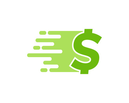 Delivery Money Icon Logo Design Element