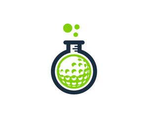 Research Golf Icon Logo Design Element