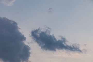 Blue sky with cloud.