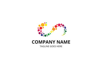 Colorful Infinity Logo Template
