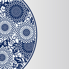 Chinese Porcelain Style Background