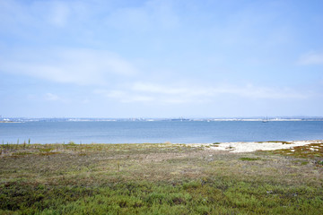 quiet Silverstrand beach, looking towards San Diego