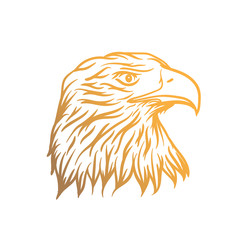 Obraz premium eagle head vector illustration