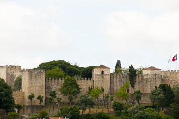 Fototapeta na wymiar Sao Jorge Castle - Lisbon - Portugal