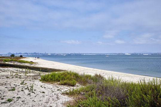 Silverstrand Beach Coronado Bay, San Diego, California