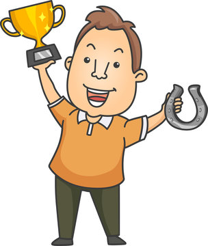 horseshoe pitching clipart