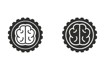Brain vector icon.