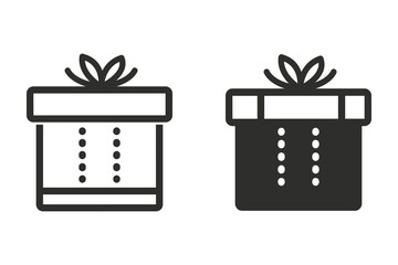 Gift Box vector icon.