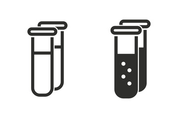 Flask vector icon.