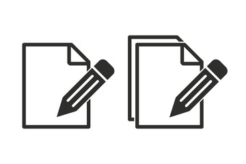Clipboard vector icon.