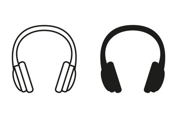 Headphone vector icon.