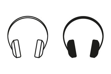 Headphone vector icon.