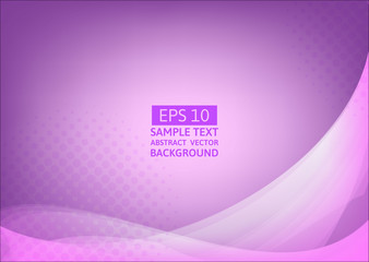 Abstract purple wave vector background. with copy space