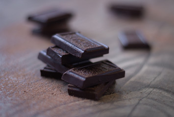 Barras de chocolate