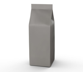 Brown and grey coffee bean bag